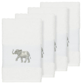 Quinn 4 Piece Embellished Hand Towel Set