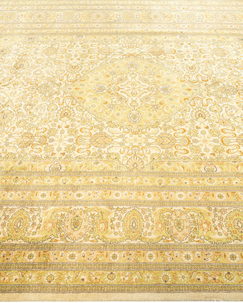 Mogul, One-of-a-Kind Hand-Knotted Area Rug Ivory, 6' 1" x 9' 2"