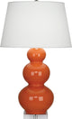 Robert Abbey RA-A352X 1-Light Table Lamp, Triple Gourd