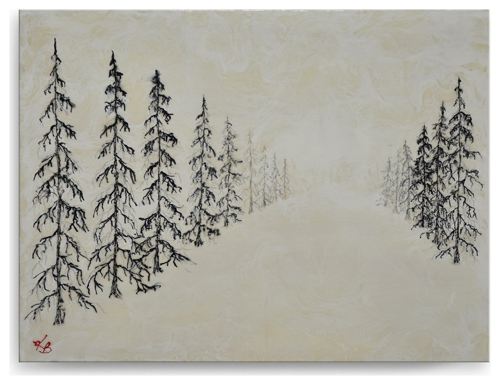 Monoscape XXXI Wrapped Canvas Wall Art by Karen Biery, 40"x30"