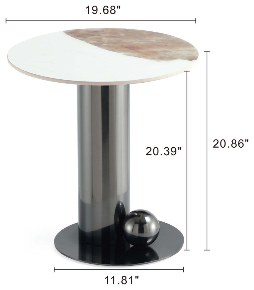 Manhattan Comfort 2-Piece Laurel Coffee and End Table