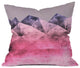 Emanuela Carratoni Think Pink Throw Pillow, 16"x16"