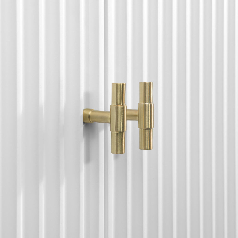 Myrrin 36" Vanity, Bright White, 3 CM White Zeus Top