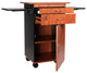 Oklahoma Sound Multimedia Cart, Cherry/Black