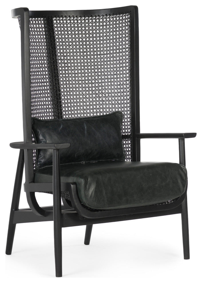 Wingman Cane Accent Chair