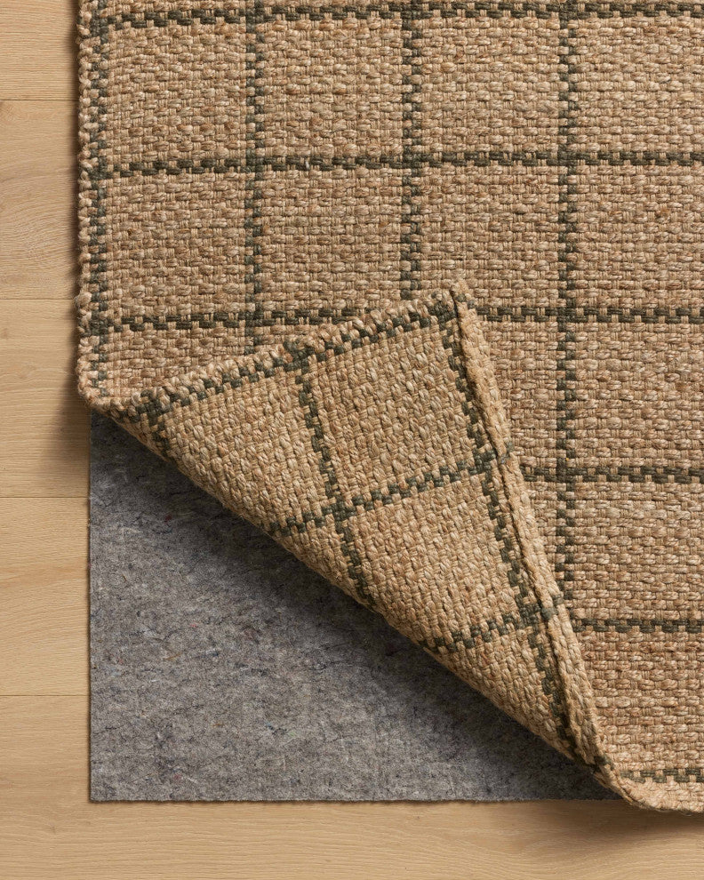 Chris Loves Julia x Loloi Fletcher Natural / Olive 5'-0" x 7'-6" Area Rug