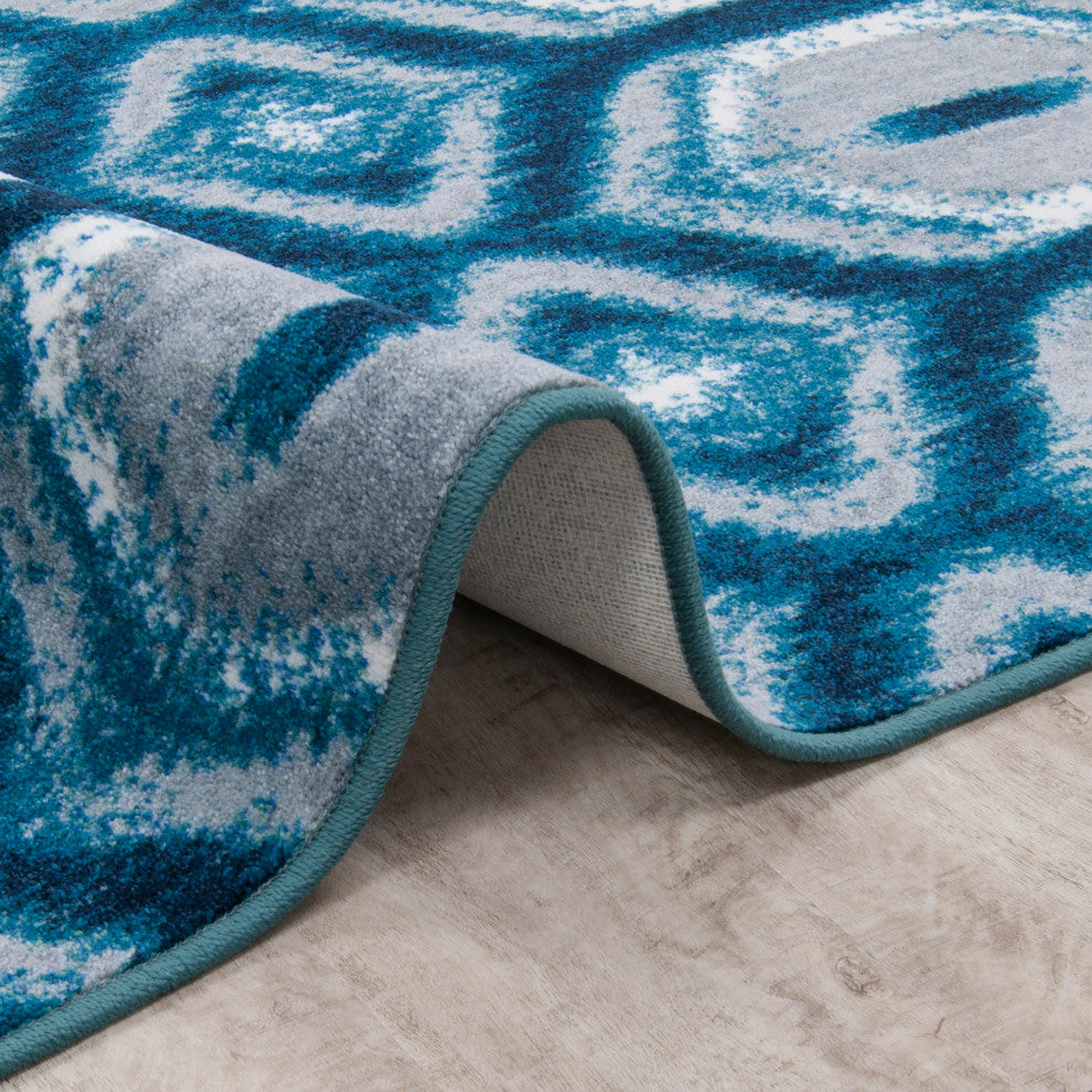 Chelsea Peacock  Rug, 5'4" X 7'8"