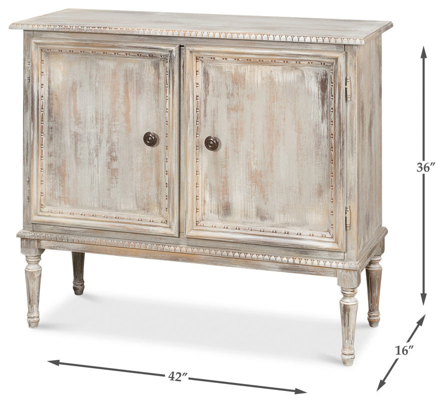 2 Door Sideboard Gray Oak