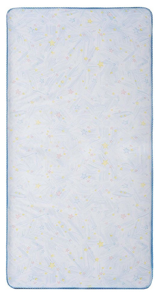 Dream On Me Twinkle Stars Crib and Toddler 117 Coil Mattress