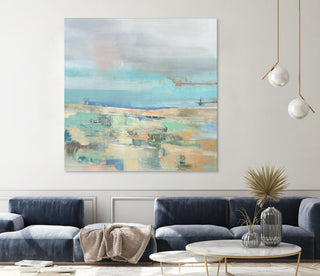Low Tide I - 54 x 54 by Nancy Ngo