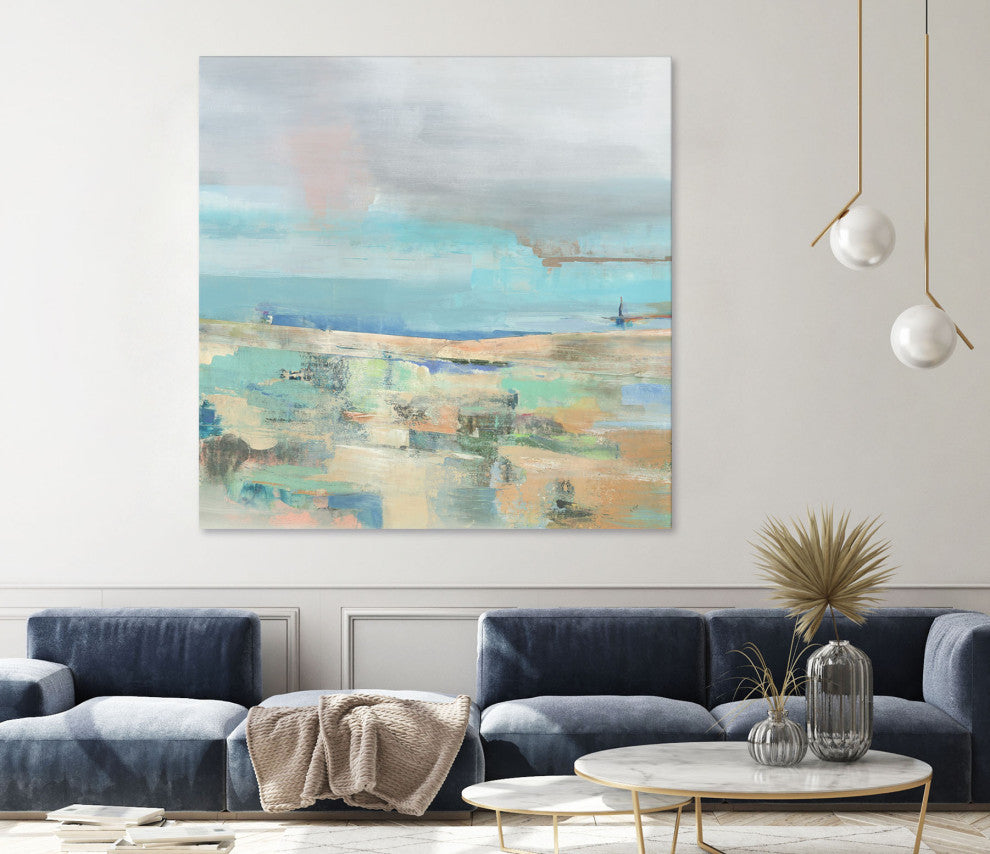 Low Tide I - 54 x 54 by Nancy Ngo