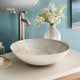 Verona Murano Glass Bathroom Sink, Beachcomber