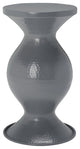 Safavieh Astrid Small Hammered Stool, Dark Grey