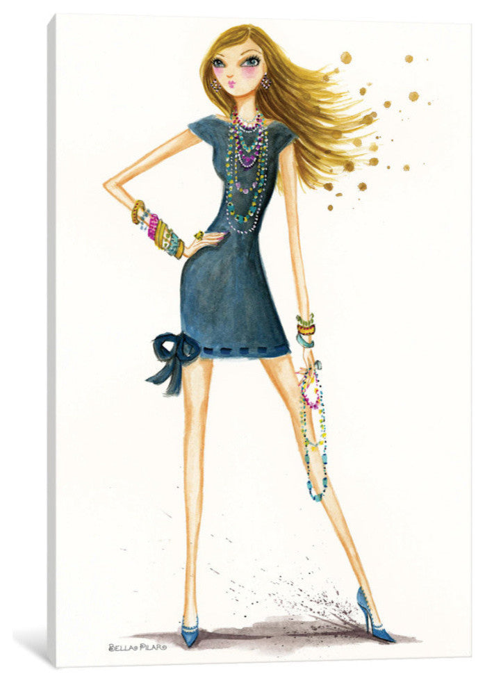 iCanvas Accessorize Jewelry Gallery Wrapped Canvas Art Print by Bella Pilar
