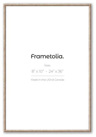 18" x 24" Hammered Champagne 1" Vintage Gallery Frame