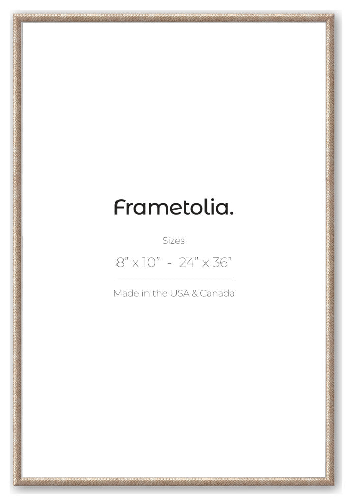 18" x 24" Hammered Champagne 1" Vintage Gallery Frame