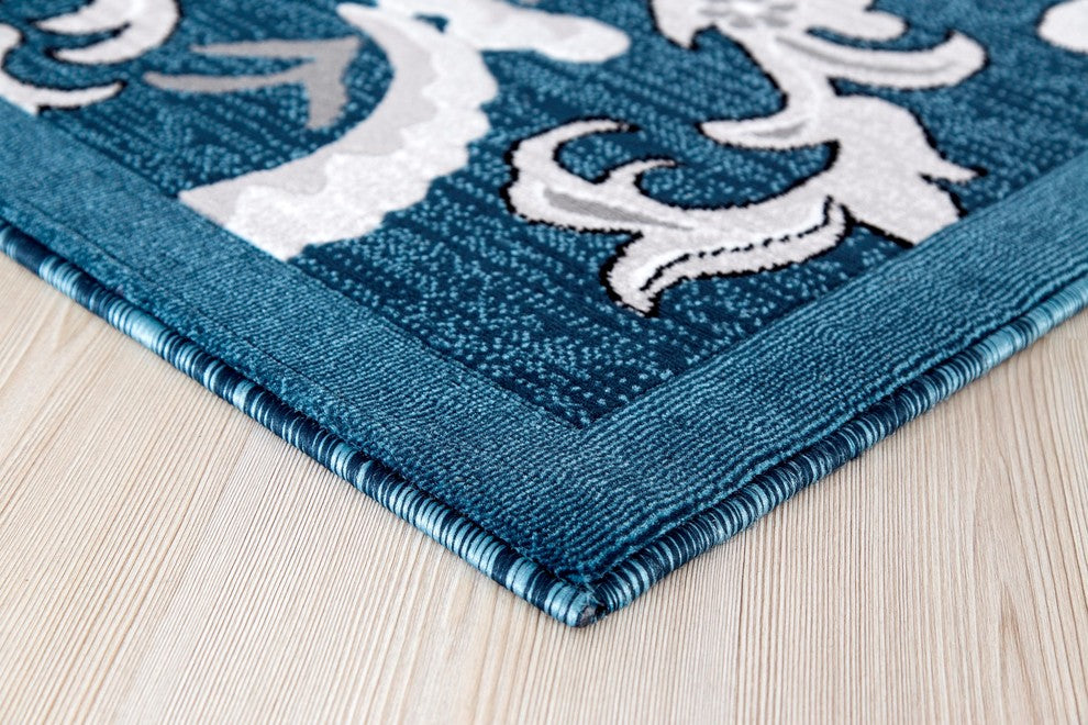 Luminance Area Rug, Dark Blue, 7''10"x10''6"