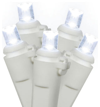 Vickerman X4W6105Pbg 100 Cool White Wide Angle Led Mold Light Strand