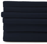 1800 Count 6-Piece Egyptian Cotton Deep Pocket Sheets, Black, King / Cal King