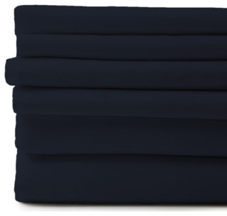 1800 Count 6-Piece Egyptian Cotton Deep Pocket Sheets, Black, King / Cal King