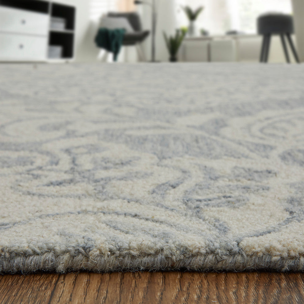 Weave & Wander Natal Blue/Gray, Blue/Gray, 8'x10'