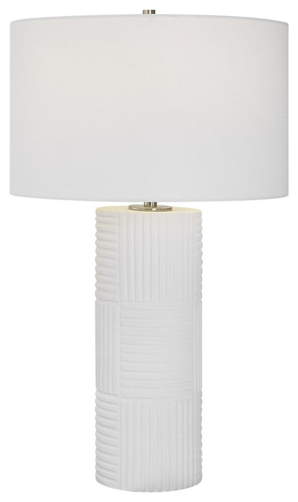 Uttermost Patchwork White Table Lamp 30068