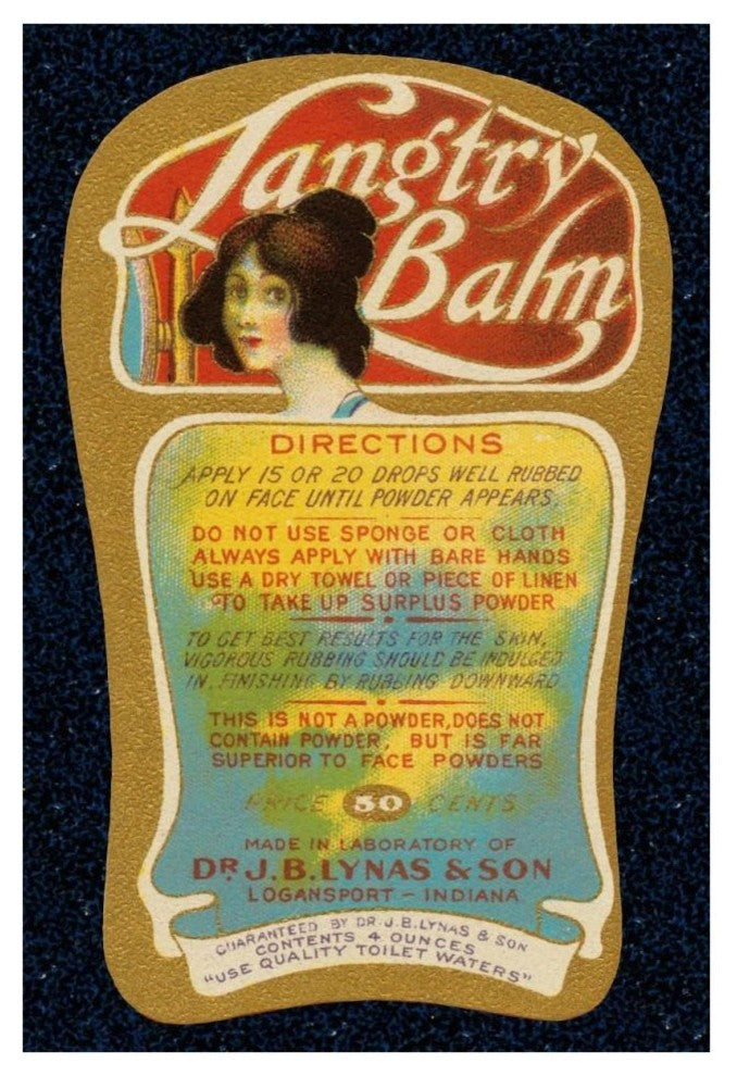 "Langtry Balm" Digital Paper Print by Retrolabel, 26"x38"