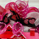 Love Shack Valentines Day Wreath Handmade Deco Mesh
