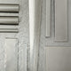 Beacon Hall Half Drum Shade Sconce, Sterling, Natural Anna Shade