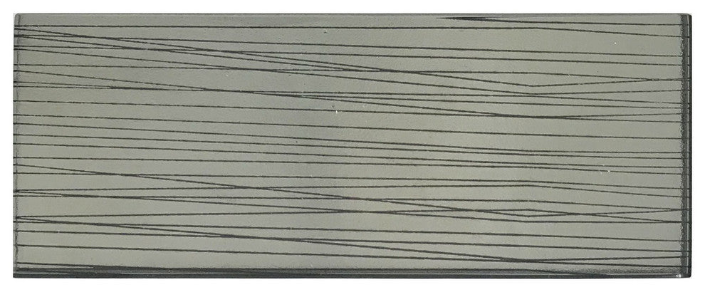 3x8 Silver Linings Glass Tile