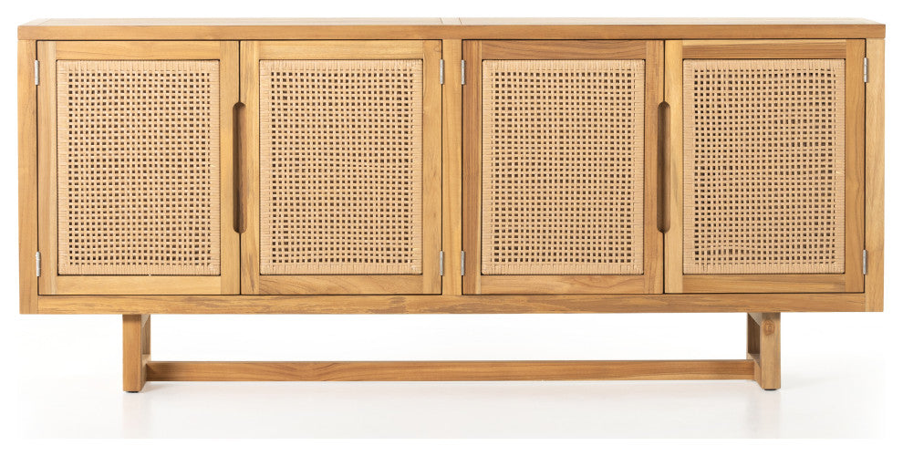 Merit Outdoor Sideboard-Natural Teak-Fsc