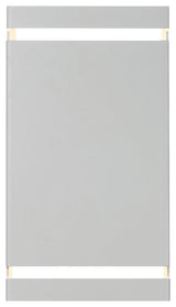 La Vida Bi-Directional Tall Outdoor LED Wall Mount, Satin