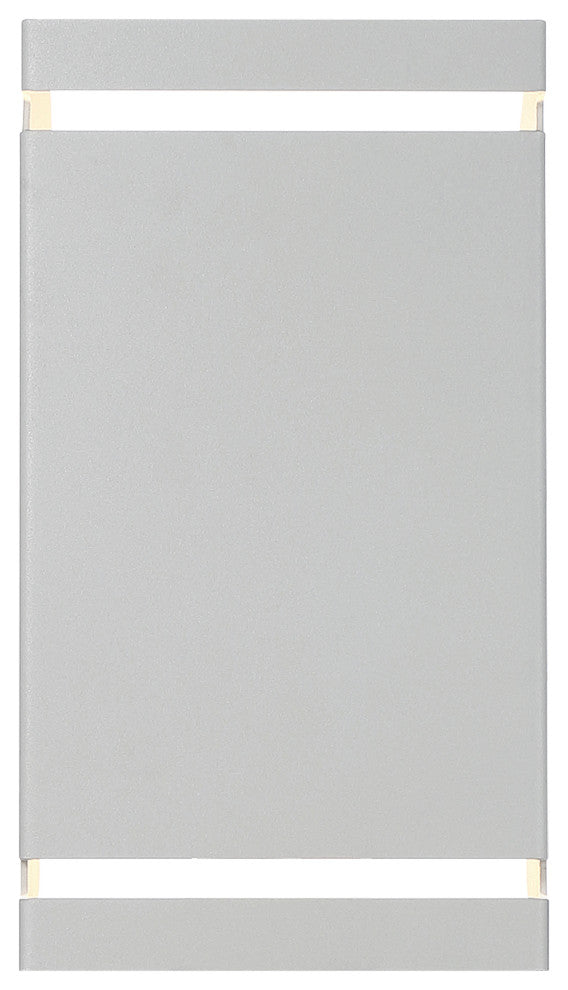 La Vida Bi-Directional Tall Outdoor LED Wall Mount, Satin