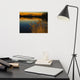 Farmhouse Art Decor: Sunset Reedy Point Landscape Photo Unframed Print, 12" X 16"