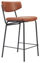 Charon Counter Stool (Set of 2) Vintage Brown