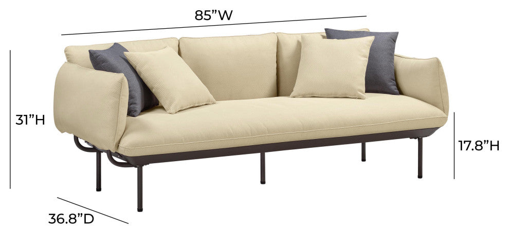 Katti Outdoor Sofa, Beige