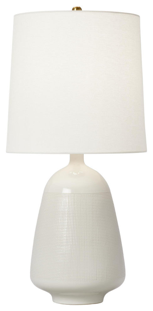 Ornella Casual 1-Light Indoor Table Lamp, New White