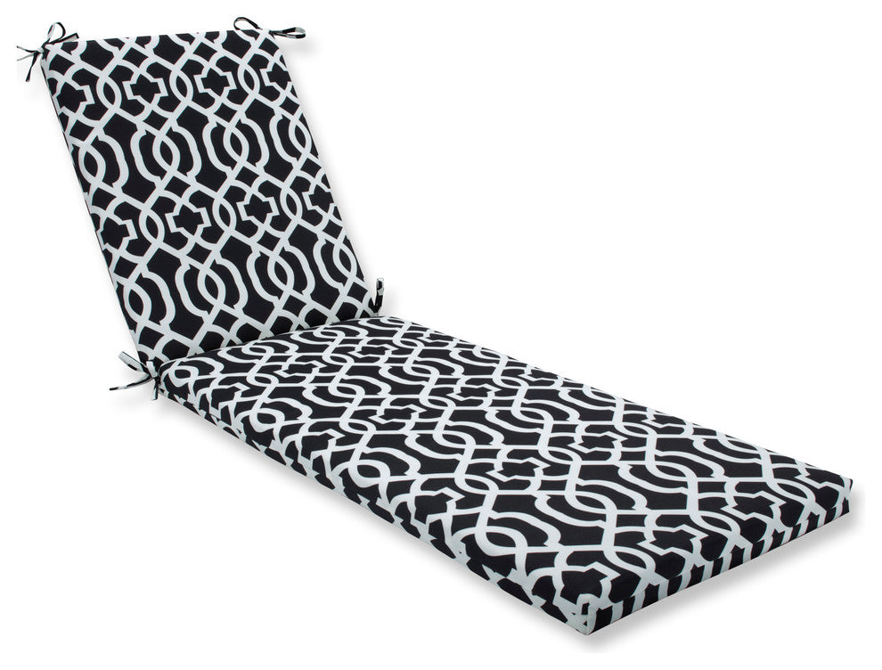 New Geo Black/White Oversized Chaise Cushion