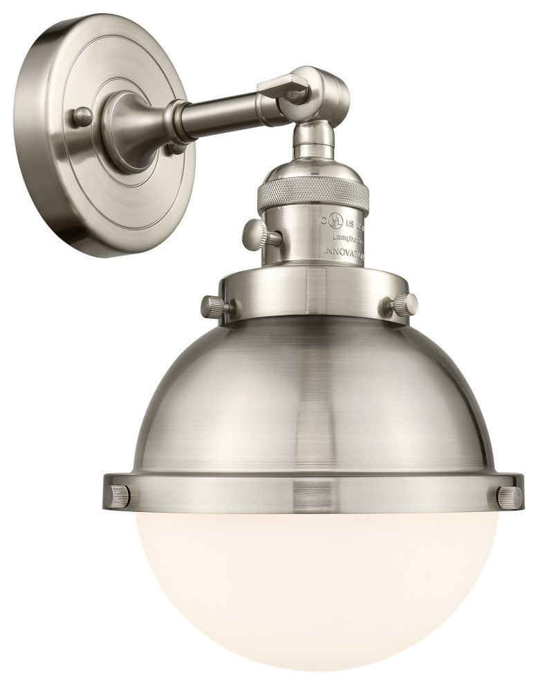 INNOVATIONS 203SW-SN-HFS-61-SN 1-Light Sconce Brushed Satin Nickel