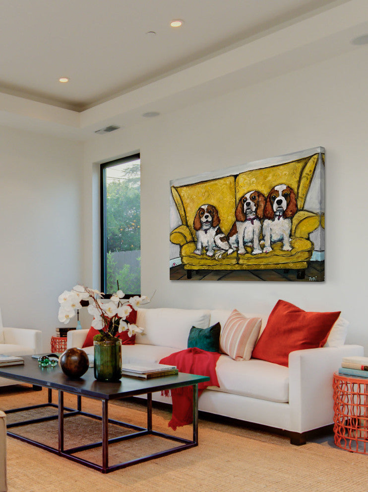 "The Girls" Painting Print on Canvas by Tori Campisi