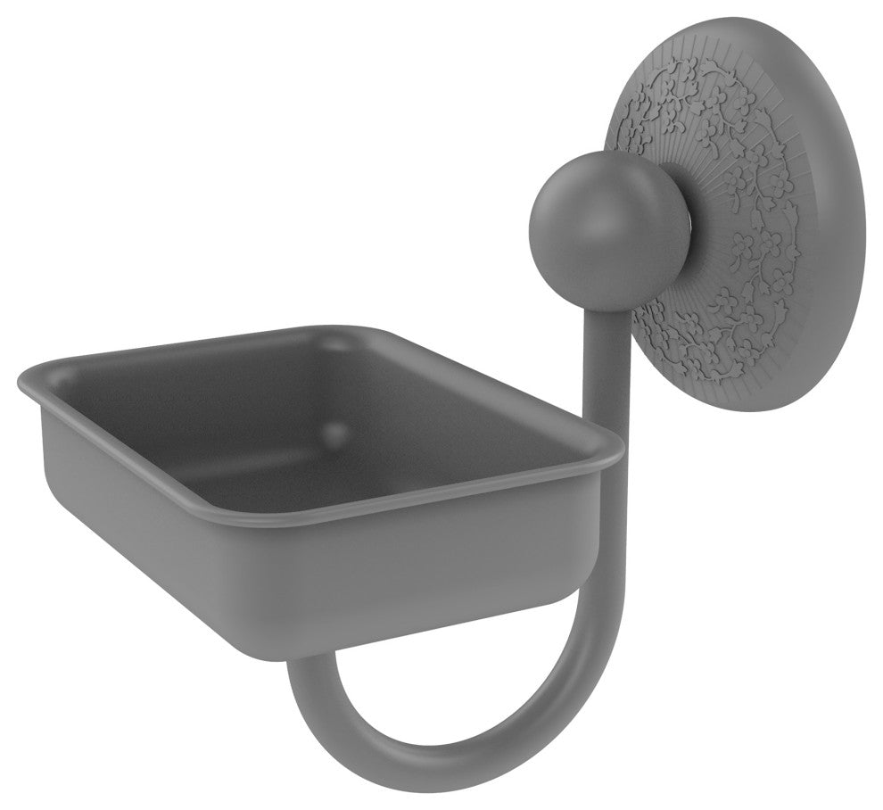 Prestige Monte Carlo Wall Mounted Soap Dish, Matte Gray