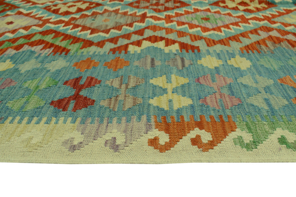 Sangat Kilim Elvin Lt. Green Rug