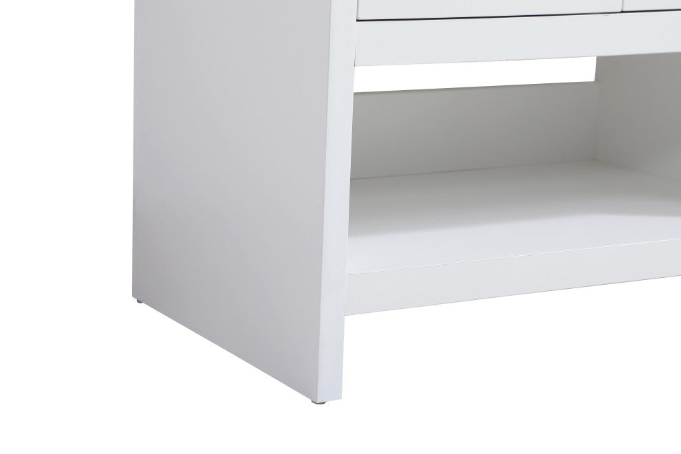 Home Living 24" Single Bathroom Vanity, White