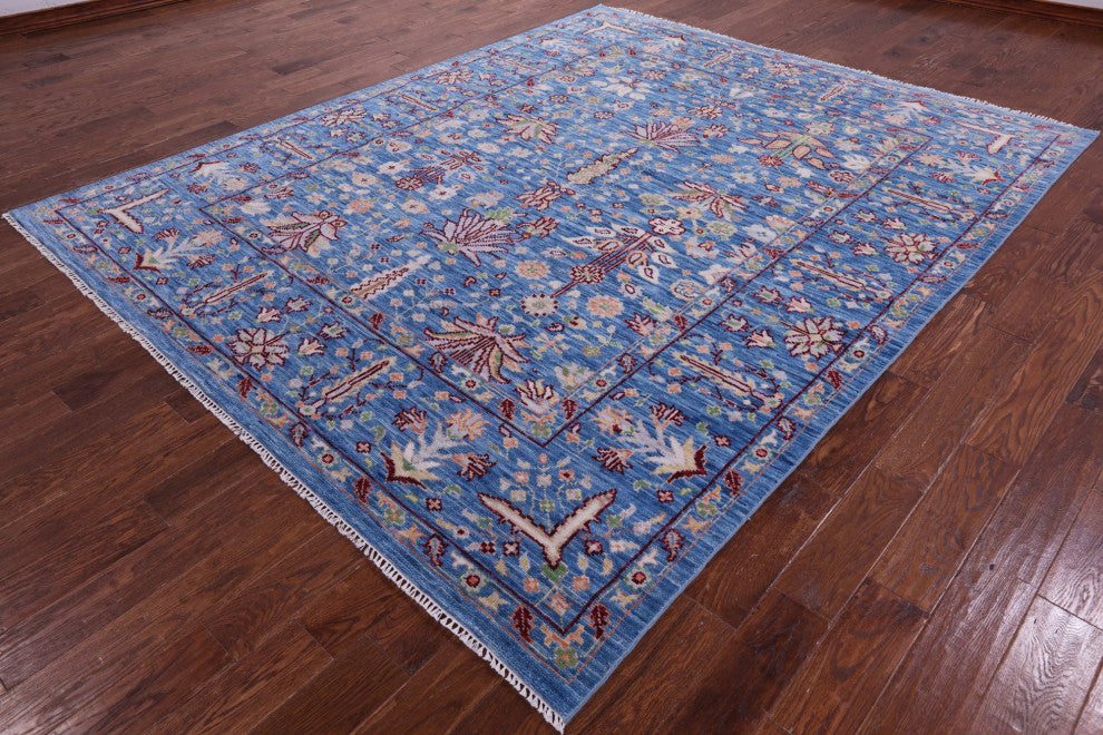 8' 4" X 10' 3" Turkish Oushak Handmade Wool Rug - Q15646