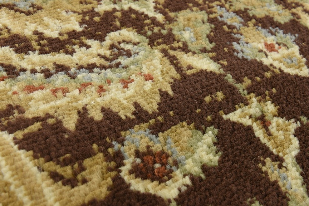 Unique Loom Brown Hickory Voyage 2' 2 x 6' 0 Runner Rug