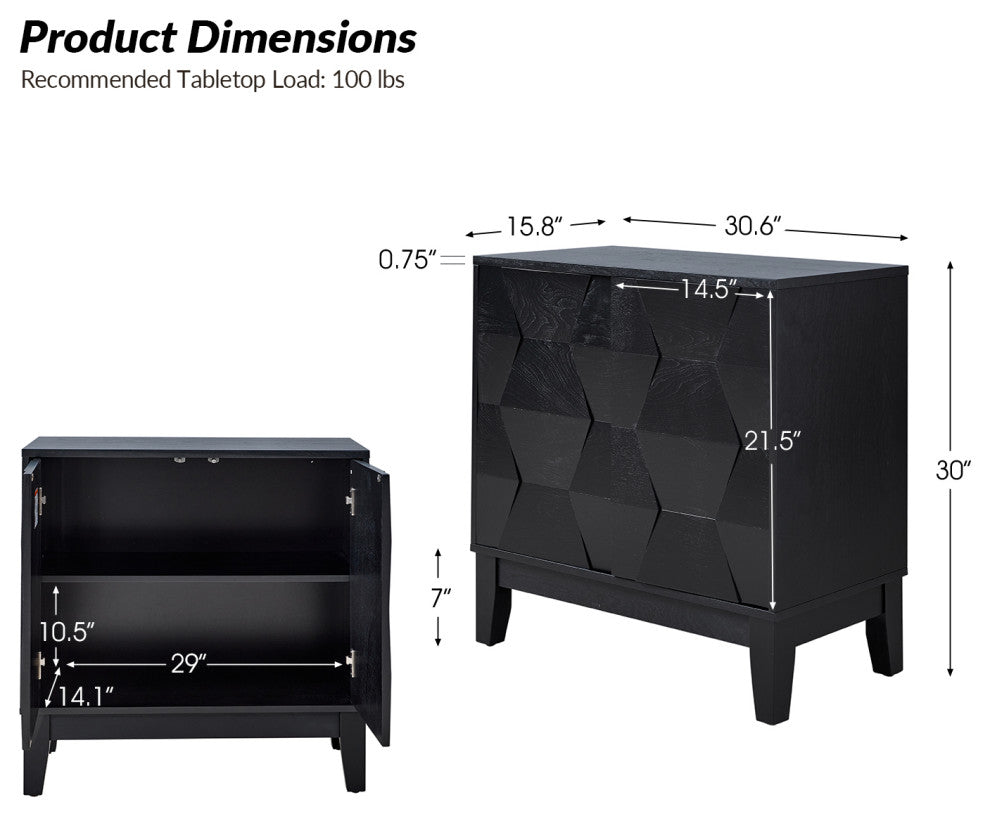 Alternate white-background views showing the cabinet from different angles (no text).