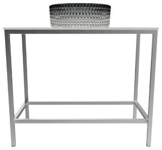 Stainless Steel Vanity, Glass Sink, Modern Edition, Black Gradient, Brushed Base