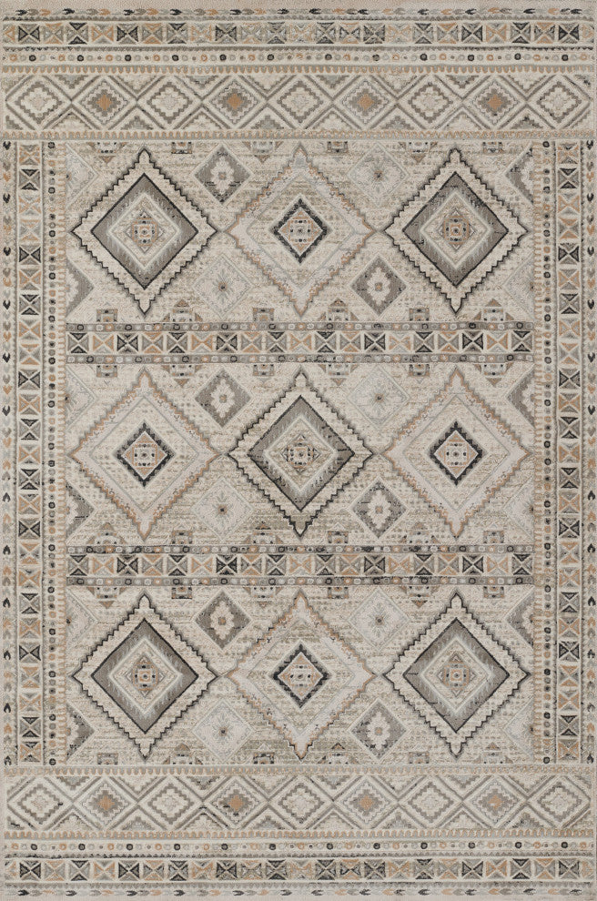 Momeni Genevieve Polyester Ivory Area Rug 1'10" X 2'10"