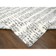 White Heat Modern Design Wool Hand Knotted Oversized Oriental Rug 12'1"x17'9"