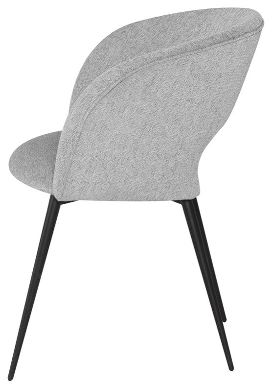 Alotti Light Grey Fabric Dining Chair
